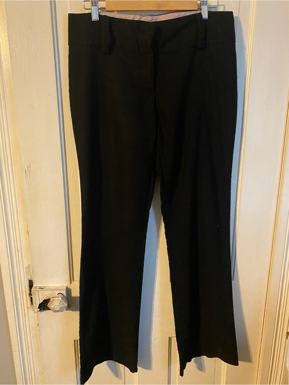 Stoosh Black Boot-Cut Pants